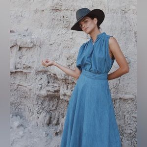 OLYMPIA ETAL Mia Wrap Skirt - Chambray